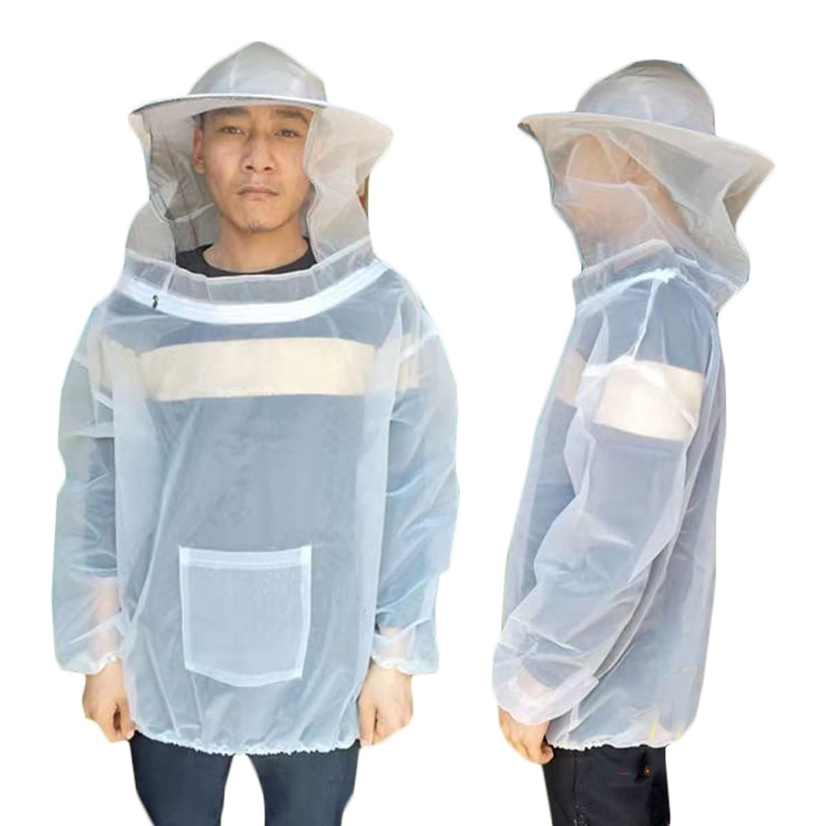 Strumenti per L'apicoltura - Tuta Anti-Ape Divisa in Rete Ad Alta Densità - Pantaloni Leggeri E Traspiranti A Prova di Api Tuta per Aria Condizionata, Tops
