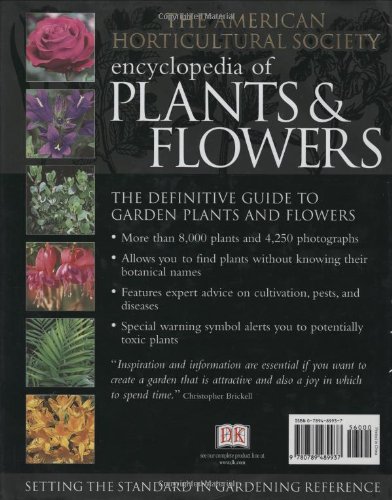 The American Horticultural Society Encyclopedia of Plants and Flowers (American Horticultural Society Practical Guides)
