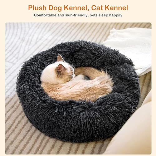Image of ZEXSAZONE The Round Doughnut pet Bed is Perfect for Indoor Dogs Mat Round Foam Pet Bed | Dog Bed | Cat Bed | Puppies Puppy Bed | Puppies Winter, Summer