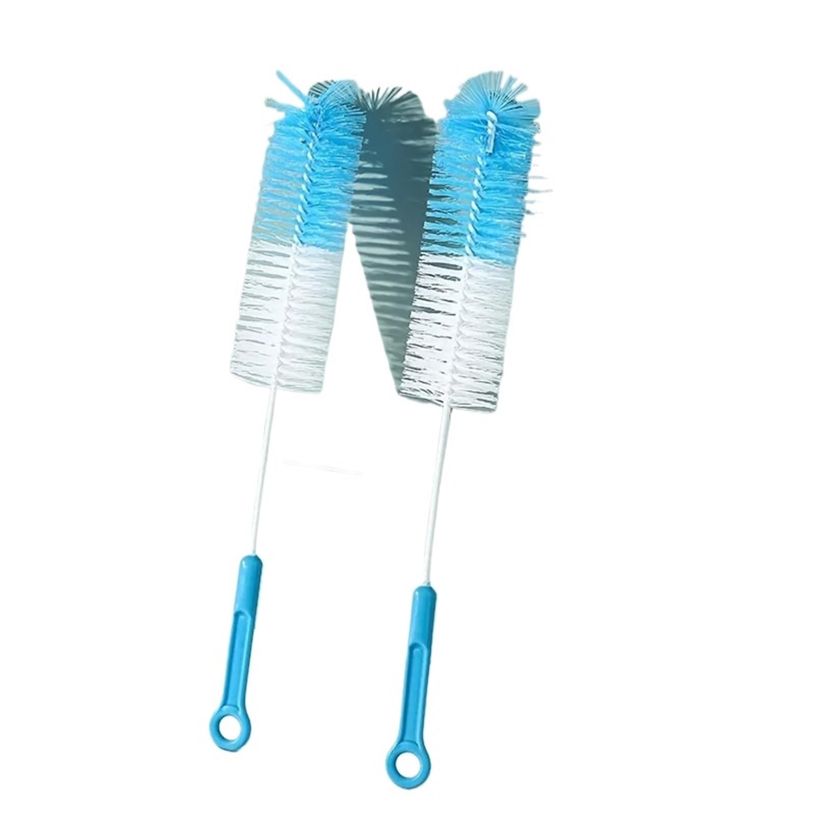 scovolino per bottiglie Spazzola for tazza con manico lungo for pulizia bottiglia di vetro da cucina Bottiglia latte Strumento for la della lavata tè(2pcs)