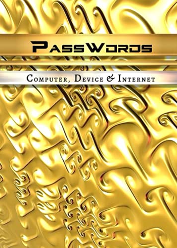 PASSWORDS: GOLD PASSWORD BOOK - COMPUTER & DEVICE – Internet,