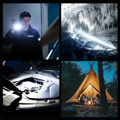 Arbgjhzo Rechargeable High-Lumen Flashlight with Zoomable by Arbgjhzo - Used condition - Image 8