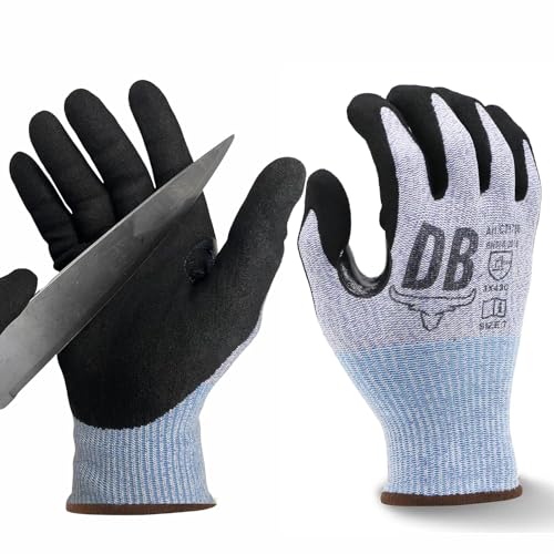 Durabull Safety Workwear or Gardening Gloves. Stretch comfort fit. Sandy Nitrile Coating, Giving a Firm - Image 2