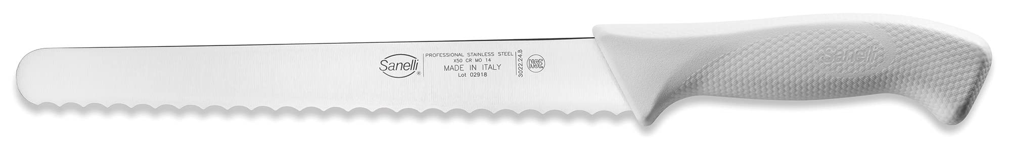 COLTELLO PANE CM. 24 BIANCO