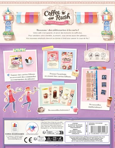 Jeu de stratégie Asmodee Coffee Rush Extension - vue 4