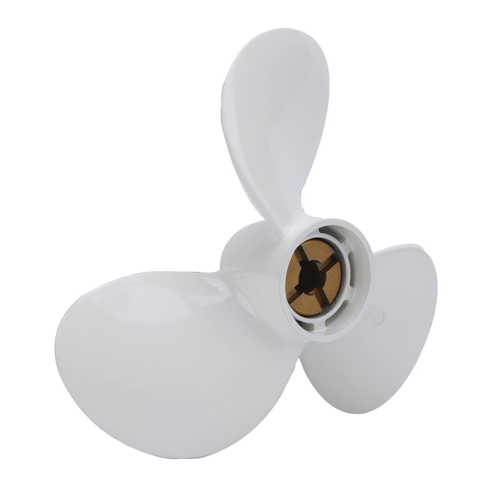 01 Schiffspropeller, mit 3 Blättern 9X7‑1／2‑C Propeller Langlebig Einfach für Boote zu installieren