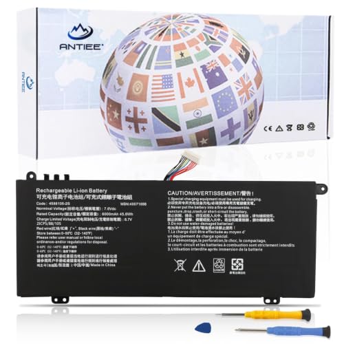 ANTIEE 6000mAh 4588105 2S 40071698 Laptop Batería para Toshiba Dyna Book Satellite Pro C50 E C50D B C40 G C50 G C50 H C50 J C40 H C40 J Medion Akoya E15403 Series MSN 30027586 30026724 30026727