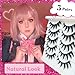 5 Pairs Cosplay Manga Lashes 3D Little Devil Spiky Eyelash Cute Doll Anime Lashes Japanese Style Makeup Eyelashes Natural Look Halloween Lash Beauty Extension Tools
