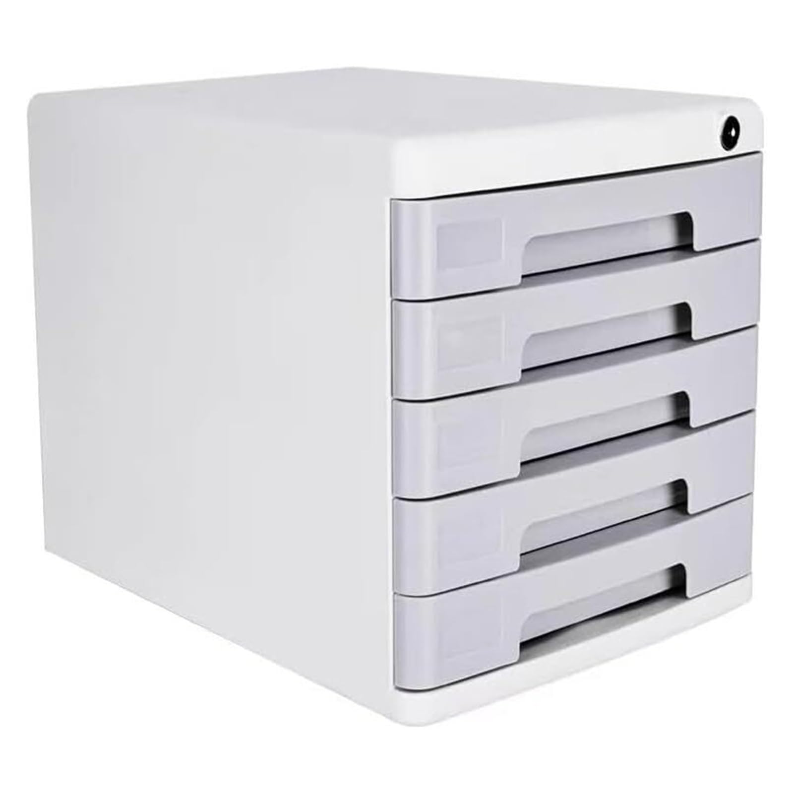 Archivador De Escritorio De 5 Capas, Organizador De Archivos, Cajón De Almacenamiento De Plástico A4 con Cerradura, Cajones Organizadores De Escritorio para Mue