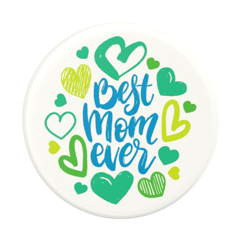 Image of POPSOCKETS Phone Grip with Expanding Kickstand, PopSockets for Phone - Best Mom Green