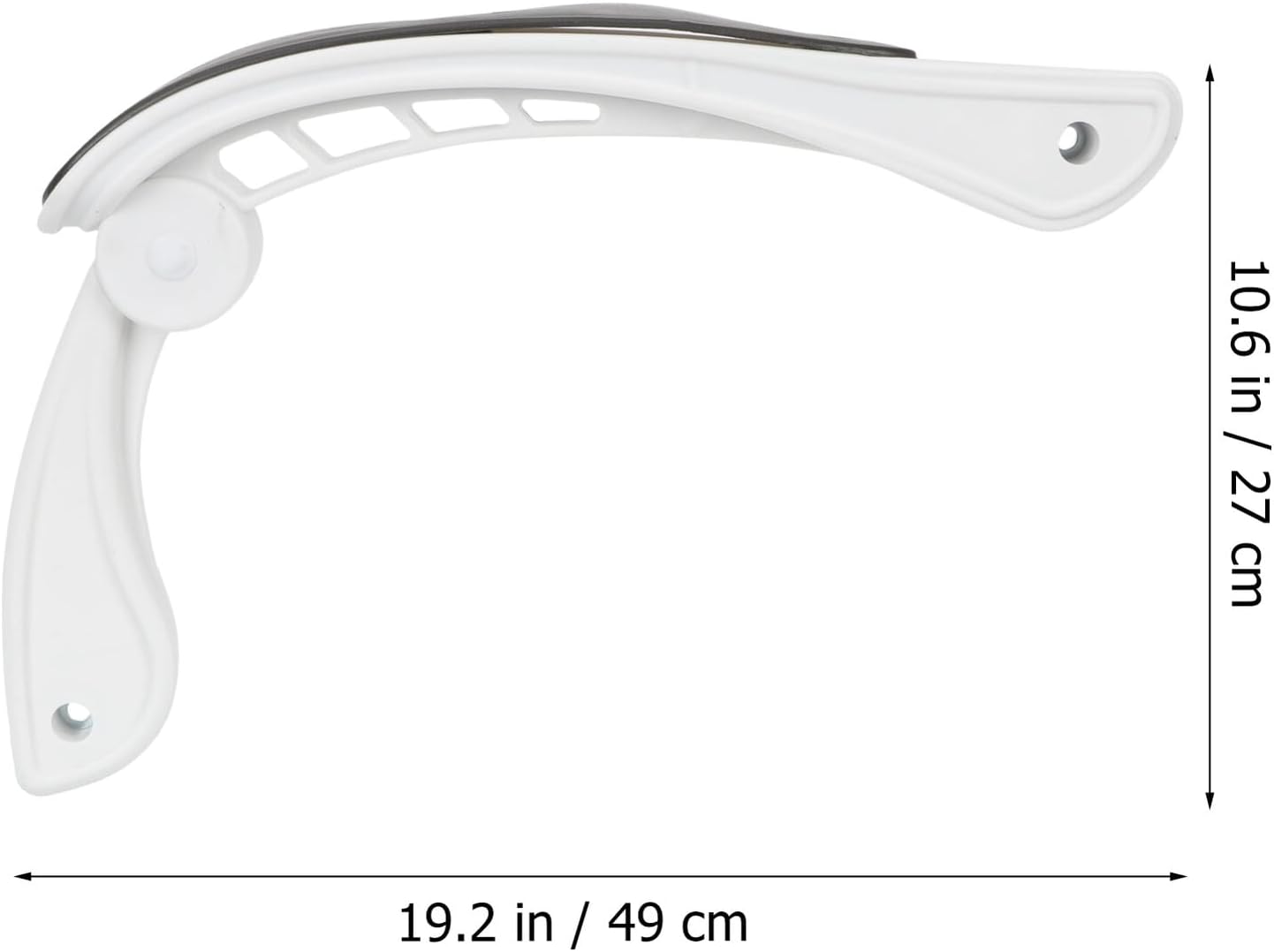 TEHAUX 2Pcs Professional Sturdy Office Chair Armrest Replacement Parts Daily Use Contoured Grip Arm Rests Accessories for Home and Office Ergonomic Support