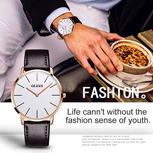 Image of OLEVS Men's Watches Analog Quartz Chronograph Dress Watch Multifunctional Stainsteel Steel Waterproof Classic Original Watch for Man
