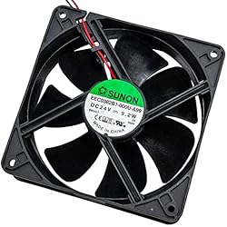 Ventilador Axial Chimenea Fan 24V DC 9,6W 120x120x38mm 234,4m³/h 3100U/Min 234,4m³/h Sunon EEC0382B1-A99