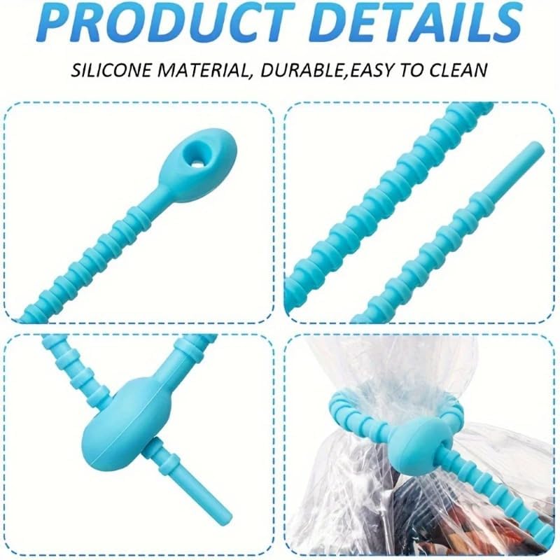 80Pcs Twistable and Multifunctional Cable Wire Organizer 80Pcs Silicone Cord Management Ties for Earphone Lines