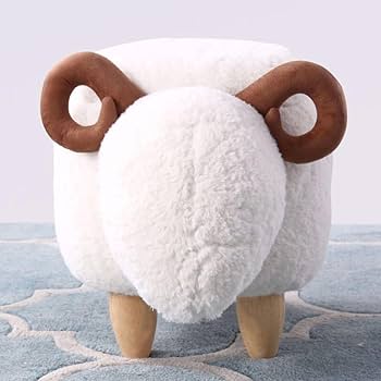 Amazon.co.jp: HIGHAWKアニマルスツール 動物スツール ひつじ
