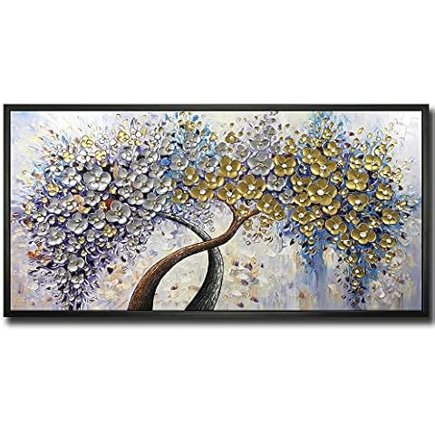 V-inspire Art, Lucky Tree Frame Oil Paintings Cover