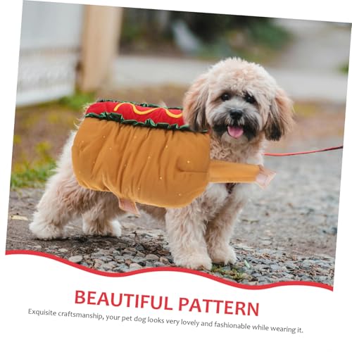 Disfraz para perro Hot Dog talla M miniatura 3