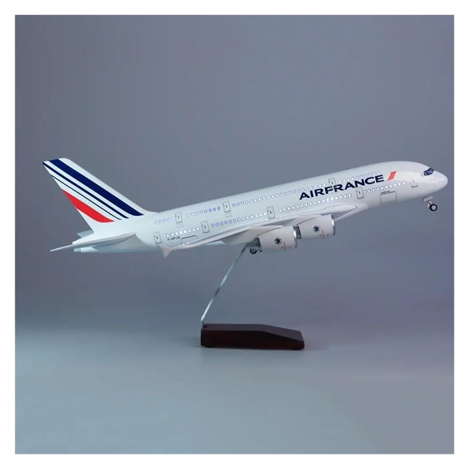 Aerei in Scala 1:160 per Modelli di Aerei A380 Air France aeroplani pressofusi con Luce a LED Modello di Aereo passeggeri Adatto per la visualizzazione (Senza Luce)