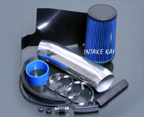 Performance COLD HEATSHIELD Air Intake + FILTER for 1999-2003 Ford Excursion F-250 F-350 Super Duty 7.3 7.3L V8 Diesel OHV Turbocharged Engine (BLUE)