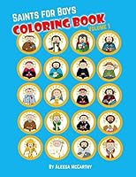 Saints for Boys Coloring Book: Volume 1 1795886862 Book Cover