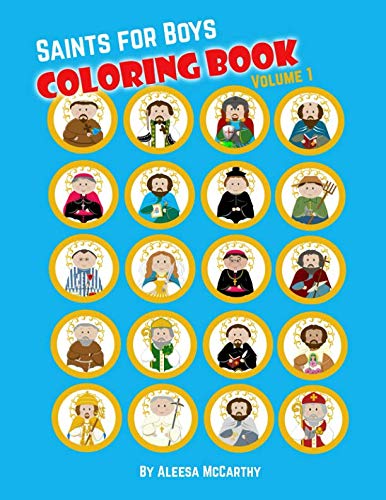 Saints for Boys Coloring Book: Volume 1