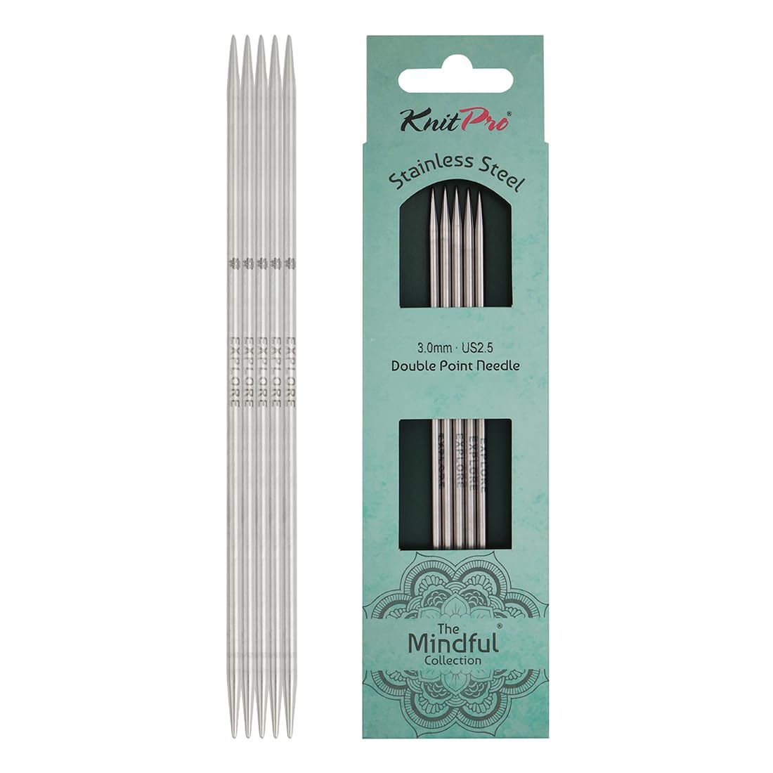 KnitPro The Mindful Collection Double Pointed Needles 6" (15cm) | Size 3mm