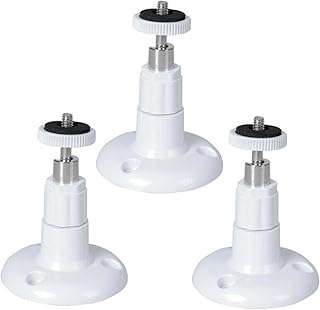 ZeNaha 3pcs Wall Mount Bracket For Ring Indoor Cam 360 degree Adjustable Bracket Camera Outdoor Bracket Home