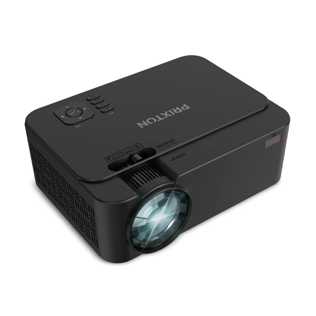 PRIXTON Goya - Proyector 2.800 Lumens, 2 Altavoces, Mando Distancia, 50.000H, VGA, 2xHDMI, USB2.0, MicroSD y AV, Negro (Reacondicionado)