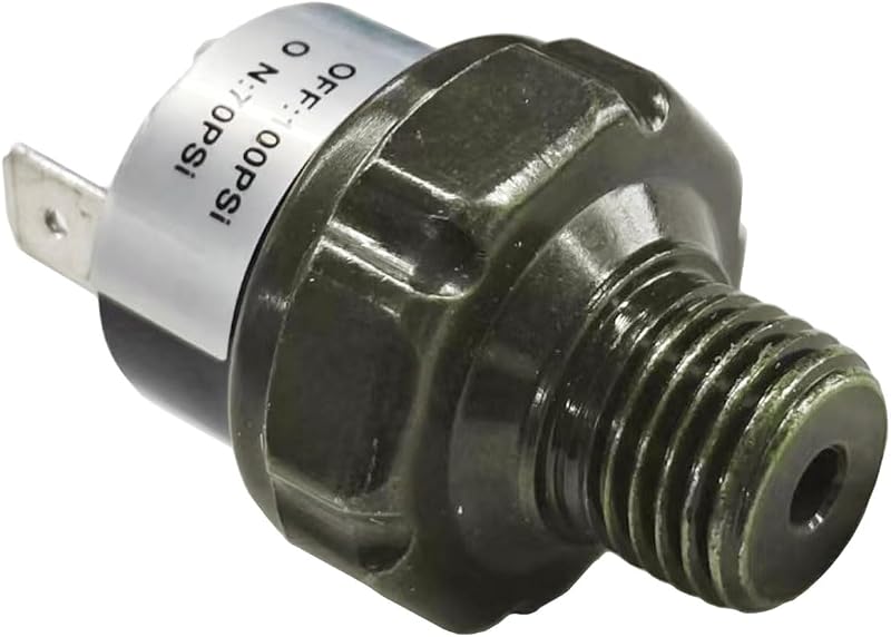 Interruptor de pressão de ar BDZMC 70–100 PSI com rosca 1/4 NPT – 1 unidade