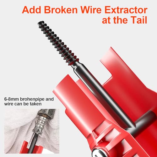 IBEIKE 8 in 1 Faucet Wrench Tool Set for Kitchen - Red Plumbing Tools Tap Sink Spanner Tap Multi-Purpose Wrench Tool for Tight Space, Sink Toilet Bowl, Bathroom Repair Installation 5 IBEIKE 8 in 1 Faucet Wrench Tool Set for Kitchen - Red Plumbing Tools Tap Sink Spanner Tap Multi-Purpose Wrench Tool for Tight Space, Sink Toilet Bowl, Bathroom Repair Installation - Image 5