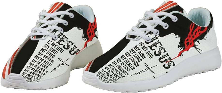 Jesus Shoes for Women Men Trail Running Casual Fashion Sneakers Slip-on Tennis Shoes