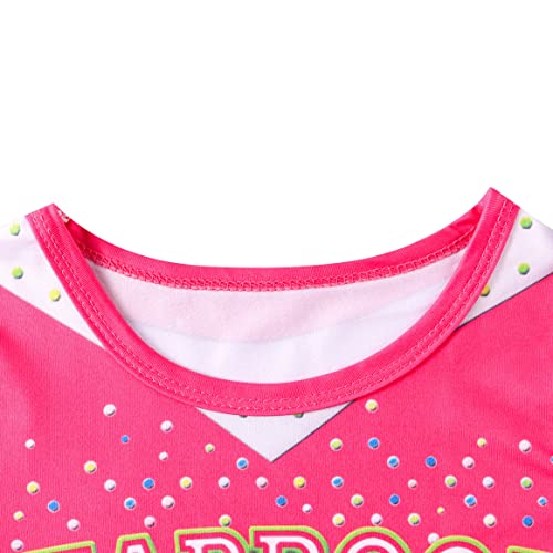 Zombies Girls Cheerleader Costumes World Up Cheerleading Outfits Kids Toddler Movie Halloween Dress up Party 3-12 Years4