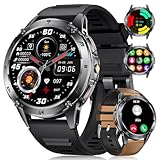 LIMIGE Smartwatch Uomo con Chiamate Bluetooth, Orologio Smartwatch Uomo 1.43'' HD AMOLED, Monitor Cardiofrequenzimetro, Sonno, SpO2, 110+ Sport, 5 ATM Impermeabile per Android iOS
