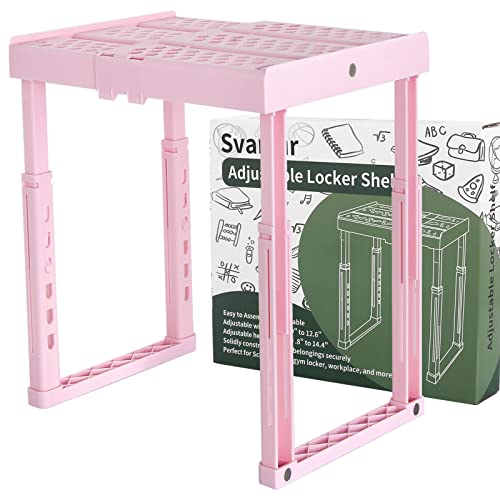 Adjustable Locker Shelf Pink Height and Width Adjustable Locker O...