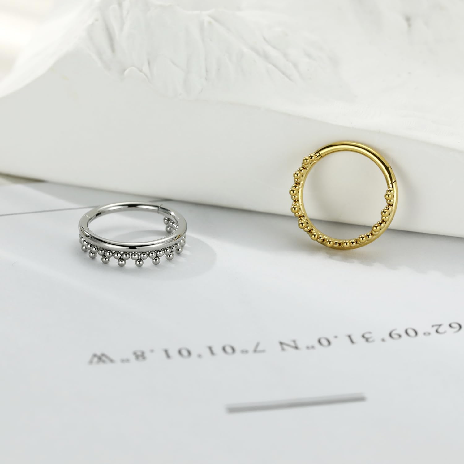 FUNLMO 316L Surgical Steel Nose Ring Cartilage Earring Conch Helix Daith Rook Tragus Piercing Jewelry Septum Jewelry - Image 4