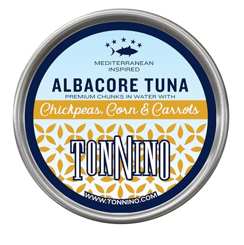 Tonnino Albacore Tuna with Chickpeas, Corn & Carrots in Water
