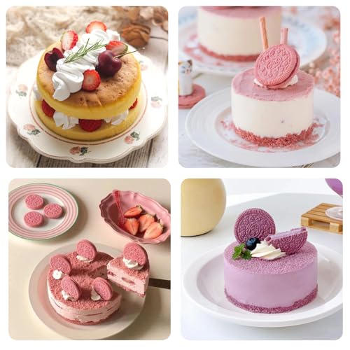 Mousse, bollos y repostería impecable usando este juego de 6 anillos de cocina de 8 cm 7