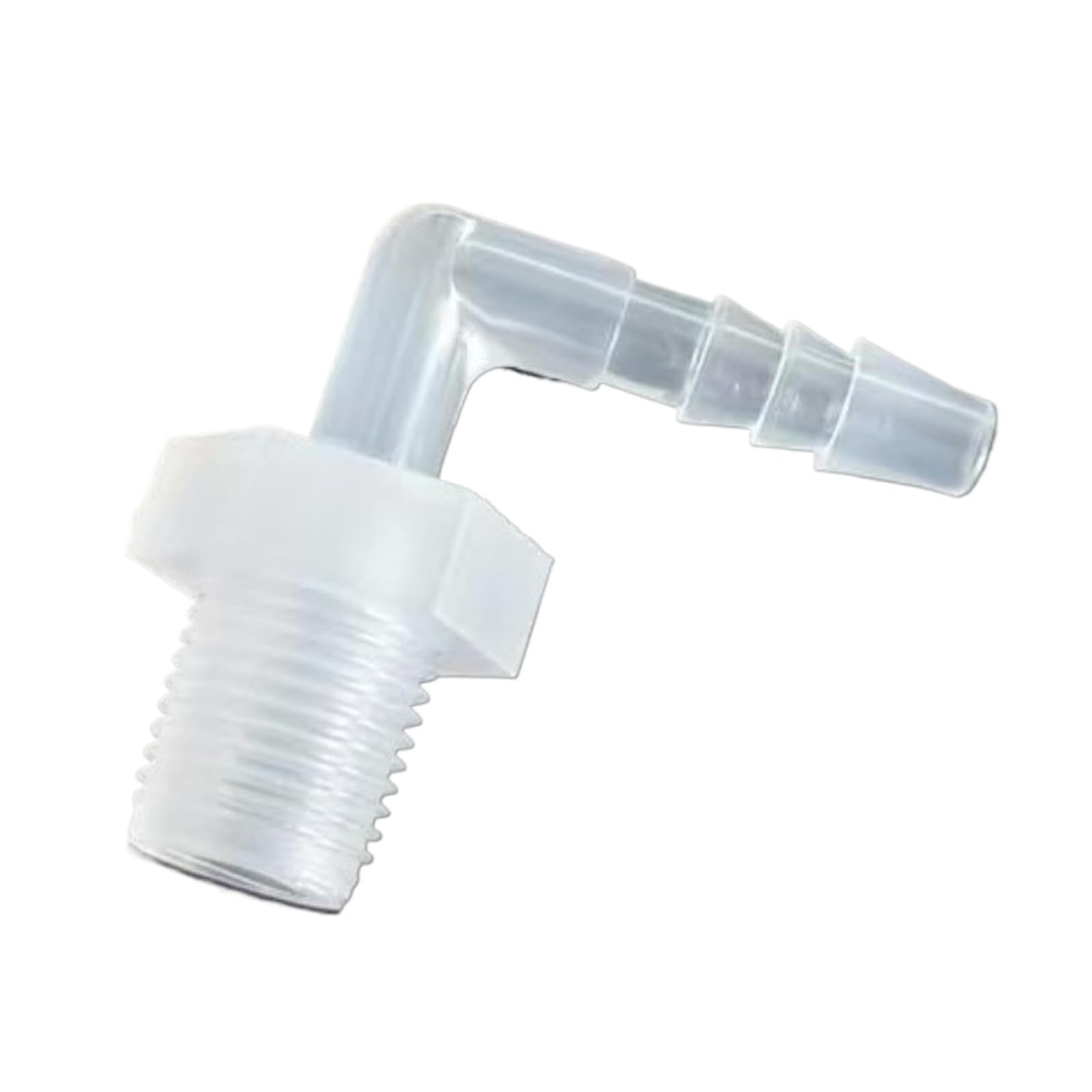 Plastikowe trójnikowe łączniki węża, Zestaw 50 plastikowych złączek do węży, przezroczystych, do paliw gazowych o niskim ciśnieniu(1/4inch Short)