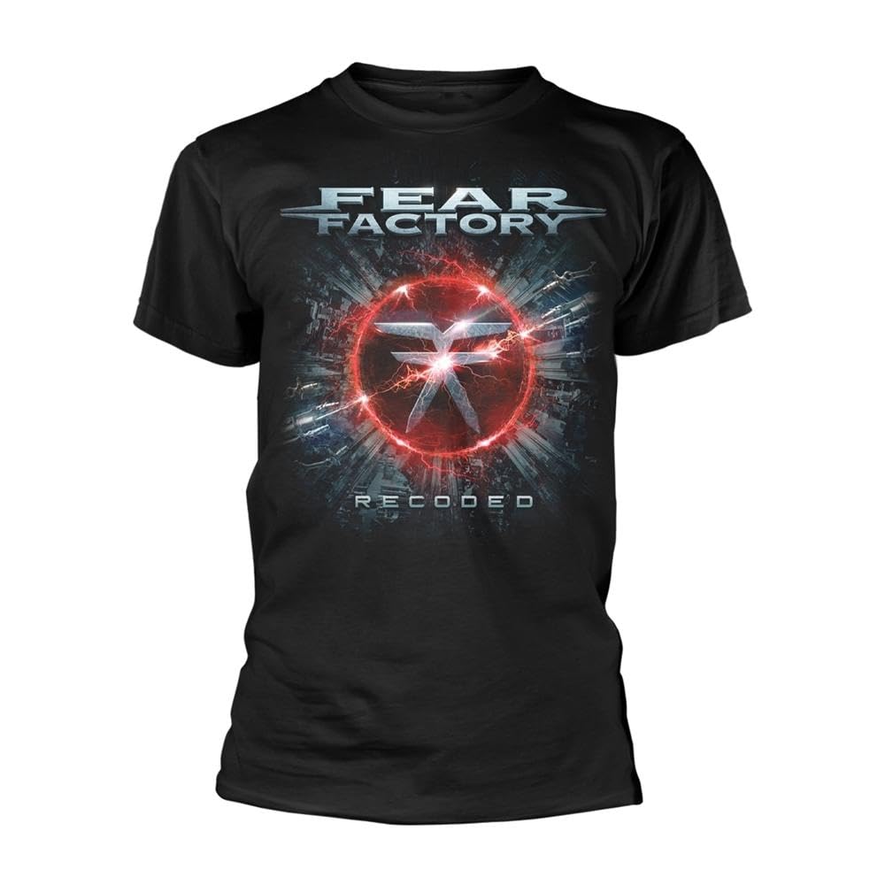 Fear Factory Unisex Adult Recoded T-Shirt (XL) (Black)