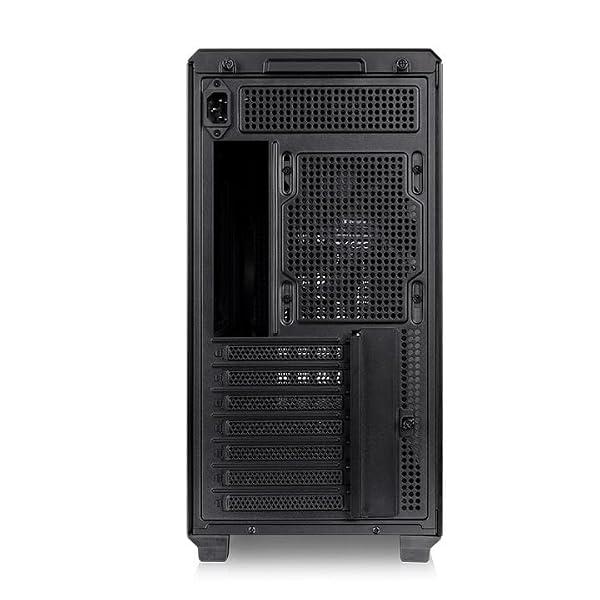 Thermaltake TR300 WS; Wood Trim; Mid Tower; 1x120mm PWM Fan Included; ATX/mATX/mITX Support; 360mm Radiator Support; 410mm GPU Clearance; 165mm Air Cooler Clearance; Black; CA-11M-00M1WN-WS by Thermaltake - Used condition - Image 2