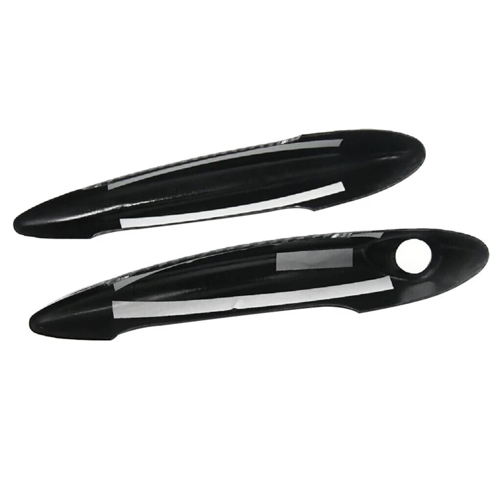 Rdwspli Black Exterior Handle Shell Compatible With Mini For Clubman For R55 2007 2008 2009–2014 Car Door Handle Covers Sticker Carbon Fiber