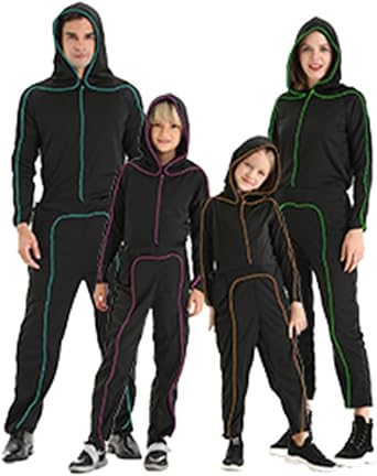 HSCTEK Light-up Stick Figure Costume