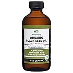 Organic Black Seed Oil - USDA Certified Cold Pressed Glass Bottle Over 1.5% Thymoquinone 3X strength Turkish Black Cumin Nigella Sativa non-GMO 100% Pure Blackseed Oil (8oz Glass Bottle)