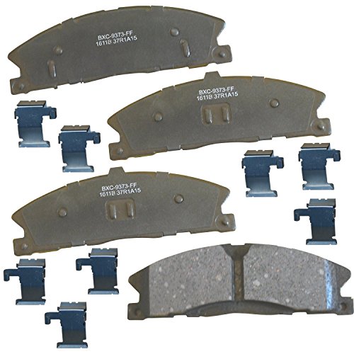 Image of Bendix Premium SBC1611B Ceramic Front Brake Pads for Ford Flex 2015-2013, Police Interceptor Sedan 2017-2013, Police Interceptor Utility 2015-2013, Lincoln MKS 2013, MKS 2015, MKT 2015-2013
