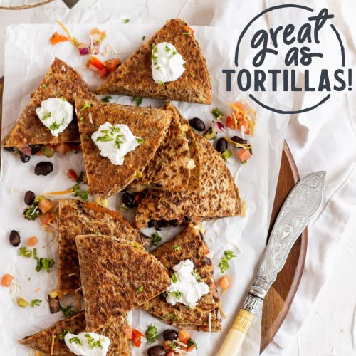 Angelic Bakehouse 7-Grain Wraps / Tortillas – 9 Ounce – Sprouted Whole Grain Tortillas – Vegan, Kosher And Non-Gmo #TOP1