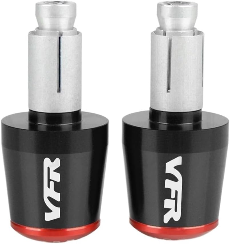 Bar Ends Motorcycle Handlebar Grips End Cap End Plug Compatible with Hon Da VFR 400 750 800 800F Fi/W1 VTEC 1200F 1200X Crosstourer 1200