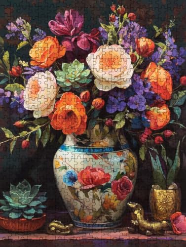 Puzzle de 5000 piezas de plantas suculentas para adultos y decoración FNKL7287