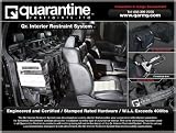 Quarantine Restraints 58-by-60 Inch Interior Divider Restraint System Quarantine Restraints 58-by-60 Inch Interior Divider Restraint System