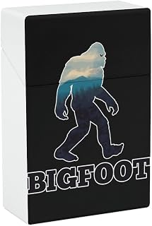 Bigfoot Cigarette Case Smoking Box Pocket Holder Lightweight Match Coin Pouch for Men Women