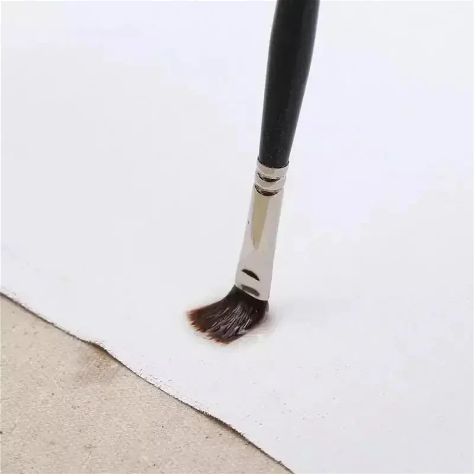 Rollo de Lienzo en Blanco Mezcla de lienzos, rollo de lino imprimado en blanco, suministros de una capa for pintar arte al óleo(Width 88cm 5M length)